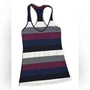 Lululemon Striped Racerback Tank – Size 4
